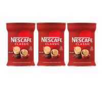 3 x Nescafe Classic Decaffeinato Caffè Istantaneo Caldo o Freddo Frappe Grech...