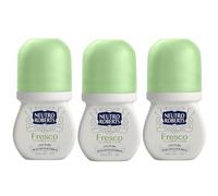3 x Neutro Roberts Deo Roll On Fresco tè verde e lime 50 ml - 8210