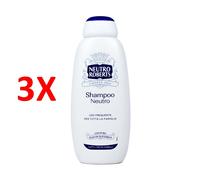 3 X Neutro Roberts Shampoo Neutro Uso Frequente Tutti I Tipi Di Capelli Con Oli