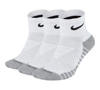 3 X Nike Everyday Massimo Ammortizzato Corsa Palestra Calzini Crew / Caviglia /
