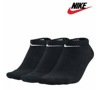 3 X Nike Performance Cotone Leggero Invisibile Calze Morbide Asciutto Formazione