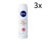 3 x Nivea Dry Comfort Deo Spray Deodorante, 150 ml, 48 h