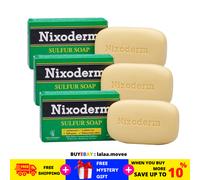 3 x NIXODERM sapone allo zolfo per alleviare i problemi comuni della pelle ba...
