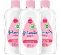 3 x olio Johnson's Baby da 500 ml (1500 ml in totale)