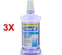 3 X Oral B Collutorio Fluorinse 500 Ml. Multi Protezione