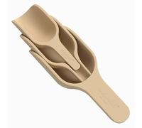 3 x palette impilabili naturali per gioco sensoriale | Silicone per bambini | Palette per gioco sensoriale | Accessori per cucina di fango | Da 10 mesi | Accessori Tuff Tray
