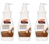 3 X Palmers Olio di Cocco Formula Corpo Lozione 400ML Venditore UK