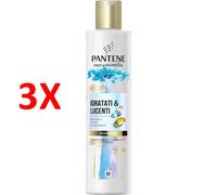 3 X Pantene Shampoo Miracles Idratati & Lucenti 250 Ml