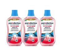 3 x Parodontax Active Gum collutorio 500 ml fluoro di zinco senza alcool