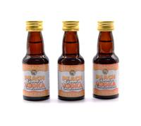 3 x Peach Vodka 25ml - Senza Alcool | Essenza di Vodka | Aroma per Torta