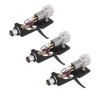 3 x pennino capacitivo con testa giradischi 4 contatti pin per fonografo giradischi grammofono LP vinile ago