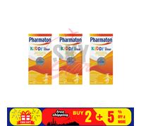 3 x Pharmaton Kiddi CL sciroppo 100 ml multivitaminico con lisina e calcio