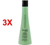 3 X Phytorelax Keratin Curly Shampoo Ravviva Ricci Anticrespo 250 Ml