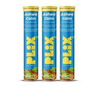 3 x PLIX Ashwagandha Effervescente 45 Tabs Sollievo dallo stress e rilassamen...