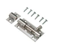 3 X Porta Bulloni Ottone Cromato Chiusura Scorrevole Catch 5.1cm 50mm Onestopdiy