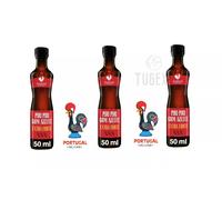 3 x Portugal Extra STRONG Salsa Pira Piri con Olio d'Oliva Gallo 50 ml (1,69 ...