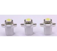 3 x Power B8.3D SMD LED luce bianca calda per tachimetro, set di conversione Plug and Play.