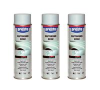 3 X Presto Primer Grigio 500ml Rallye Vernice Spray