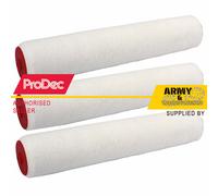 3 X Prodec 30.5cm Corto Pila Poliestere Ricarica Pittura Manica Emulsione Liscio