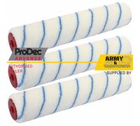 3 X Prodec 30.5cm Nylon Solvente Resistente Industril Pittura Floor Due Bracci A