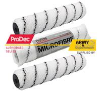 3 X Prodec 30.5cm X 4.4cmMicrofibre Manica Spessore Medio Rullo per Vernice