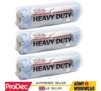 3 X ProDec Avanzato Heavy Duty Blue Polyamide Rullo Manica 9" | 1.75" Core