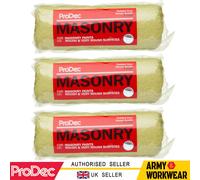 3 X ProDec Bastone Muratura Imbottito Rullo per Vernice 22.9cm Sintetico Manica