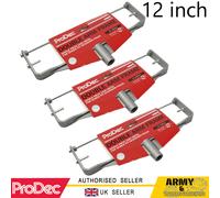 3 X Prodec Ghisa Metallo Doppio Braccio Telaio Pittura Rullo Trade Spec 30.5cm