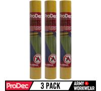 3 X Prodec Tappeto Pavimento Protezione Adesivo Pellicola Pittura Decorazione