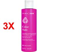3 X Pupa Hair Color Safe Shampoo Rivitalizzante - Per Capelli Colorati 250 Ml