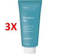 3 X Pupa Hawaiian Spa Gel Doccia Anti-fatica Tubo 300 Ml