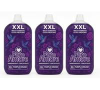 3 x Puro Amore Ammorbidente Concentrato XXL Viola 86 Lavaggi Extra Profumo