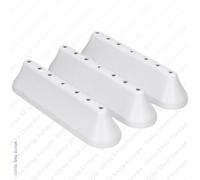 3 X Ricambi Levapale Per Cesto Lavatrice Brandt 7 Fori 42002592
