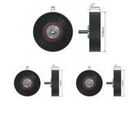 3 x Rullo cinghia trapezoidale NTY per VW CORRADO, GOLF II, LT 28-46, LT II