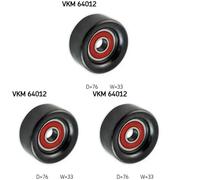 3 x Rullo cinghia trapezoidale SKF per HYUNDAI, KIA H-1, K2500