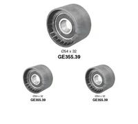 3 x Rullo tendicinghia distribuzione SNR per OPEL, RENAULT CLIO II, ESPACE