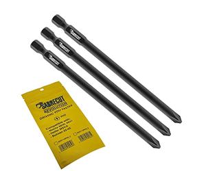 3 x SabreCut SCP110PH2_3 110 mm PH2 compatibile con Makita 6830 6831 P-43898 e Helfer MSV-6 Buhnen 20-45 Autofeed per cartongesso con inserto per pistola Punta a croce Phillips n. 2