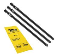 3 x SabreCut SCPH2157_3 157 mm PH2 Autofeed per cartongesso con inserto per cacciavite a punta singola Phillips n. 2 per impieghi gravosi compatibile con Makita BFR550 6843 DFR550