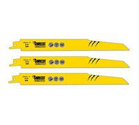 3 x SabreCut SCRS1110DF_3 225mm 6 TPI S1110DF Lame per sega universale per taglio rapido di legno e metallo compatibili con Bosch Dewalt Makita e molti altri