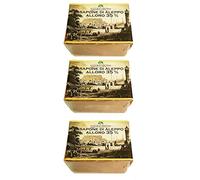 3 X Sapone di Aleppo al 65% Olio d' Oliva e 35% Olio di Alloro 200 g x 3 pz totale 600g Aleppo Originale