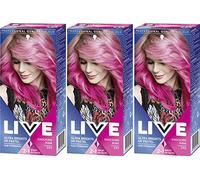 3 x Schwarzkopf Live in Color XXL Ultra Brights Shocking Pink no 93 by Schwarzkopf