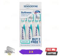 3 X Sensodyne Deep Clean Precision Spazzolino Da Denti SOFT Per Denti Sensibili
