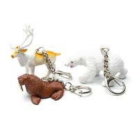 3 X Set Alaska portachiavi Miniblings Igloo Eskimo Orso polare NORDPOL ghiaccio Winter