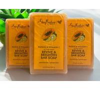 3 X Shea Moisture Papaya & Vitamina C Rivivere &, Saponetta, 227ml Venditore UK