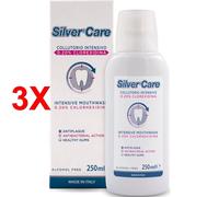 3 X Silver Care Collutorio Intensivo 0.20% Clorexidina Senza Alcool 250 Ml