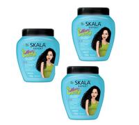 3 X SKALA Crema Trattamento Condizionante Mais Cachos 2 IN 1 Per Tipo Di Capelli