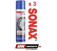 3 X SONAX Xtreme Pneumatici Brillare Spray Wet Look 235300 Â 400ml Cura Del