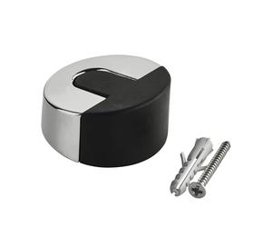 3 x SOTECH Fermaporta a Pavimento JEAN Cromo lucido Ø 45 mm Altezza 35 mm Fermaporta per Montaggio a pavimento