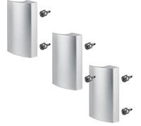 3 x SOTECH maniglia per porta balcone SEJA II alluminio colore argento 85 x 40 x 20 mm maniglia per porta patio