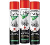 3 x Spray Antiacaro Disinfettante Per Materassi Tessuti Divano Cuscini ACAROMAYER 400 Insetticida Acaricida Della Polvere Anallergico Atossico